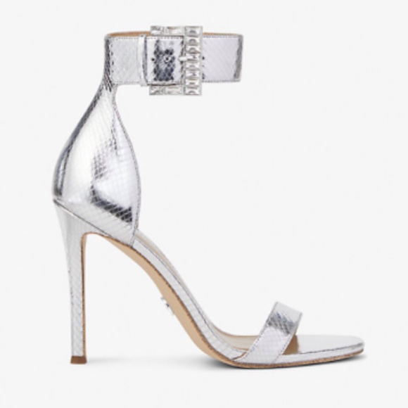 Michael Kors Giselle Sandal Metallic Leather - Picture 12 of 12